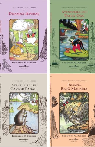 <font color="832e36"><b>BURGESS</b></font> Pachet <i>Povestiri din Pădurea Verde</i> seria 2 (vol. 9-16)